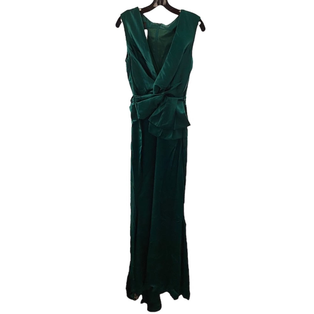 Talbot Runhof Gorgeous Green Gown, Size EU 38/ USA 8, NWT, $800